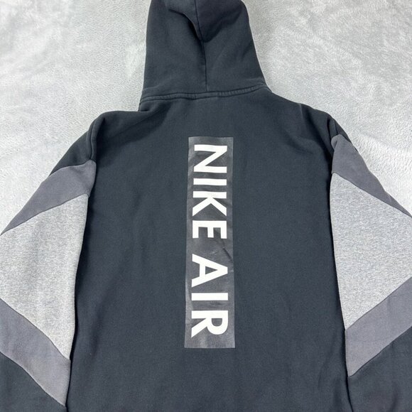 Nike Air Black Full Zip Hoodie Men’s Size M - Picture 4 of 15